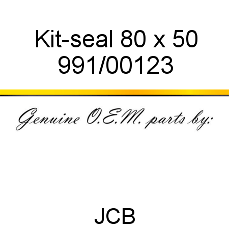 Kit-seal, 80 x 50 991/00123
