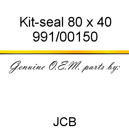 Kit-seal, 80 x 40 991/00150