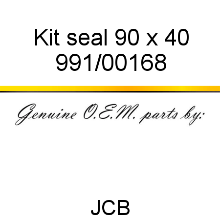 Kit, seal, 90 x 40 991/00168