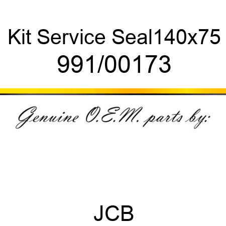 Kit, Service Seal,140x75 991/00173