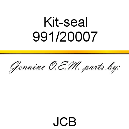 Kit-seal 991/20007