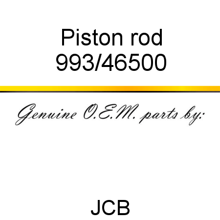 Piston, rod 993/46500