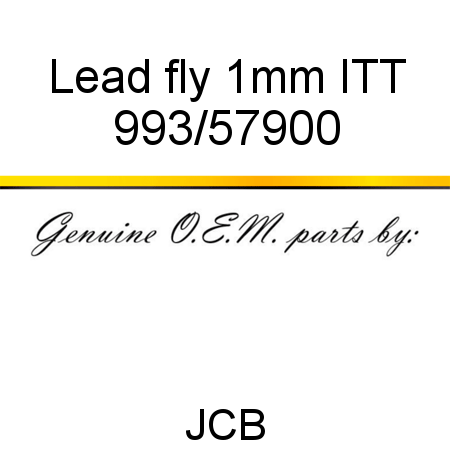 Lead, fly 1mm, ITT 993/57900