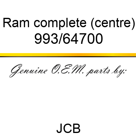 Ram, complete, (centre) 993/64700
