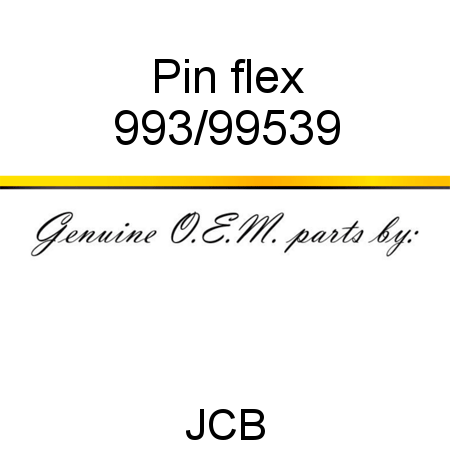 Pin, flex 993/99539