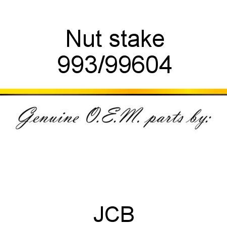 Nut, stake 993/99604