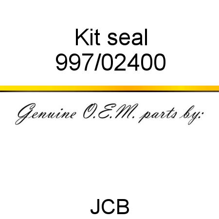 Kit, seal 997/02400