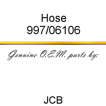 Hose 997/06106