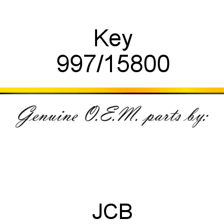 Key 997/15800