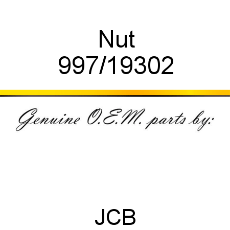Nut 997/19302