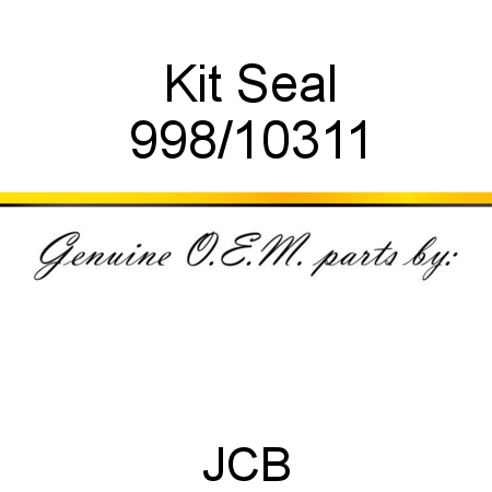 Kit, Seal 998/10311