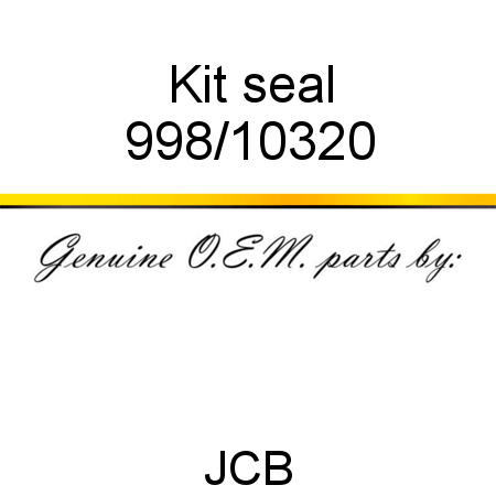 Kit, seal 998/10320
