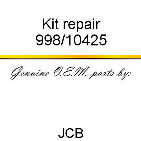 Kit, repair 998/10425