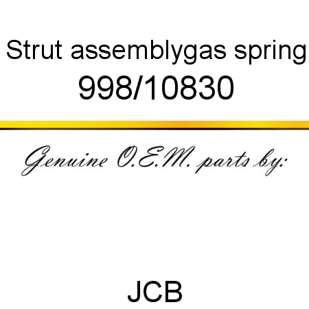 Strut, assembly,gas spring 998/10830
