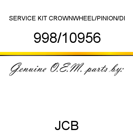 SERVICE KIT, CROWNWHEEL/PINION/DI 998/10956