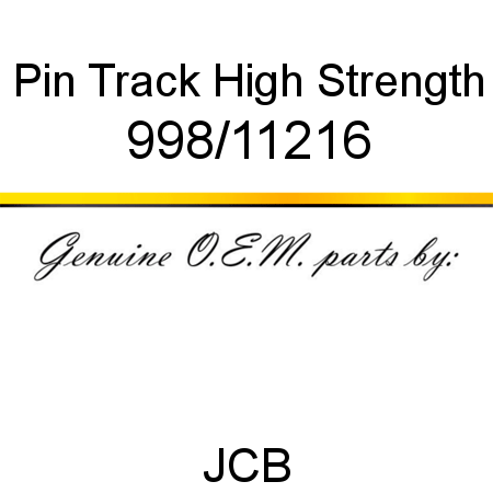 Pin, Track High Strength 998/11216