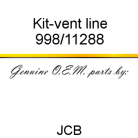 Kit-vent line 998/11288