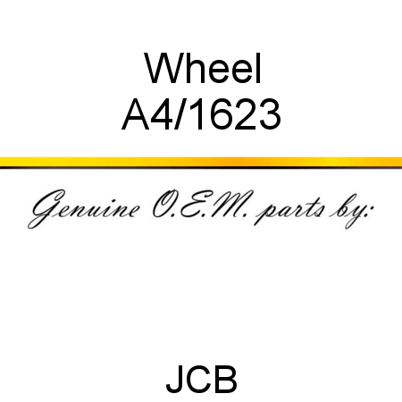 Wheel A4/1623