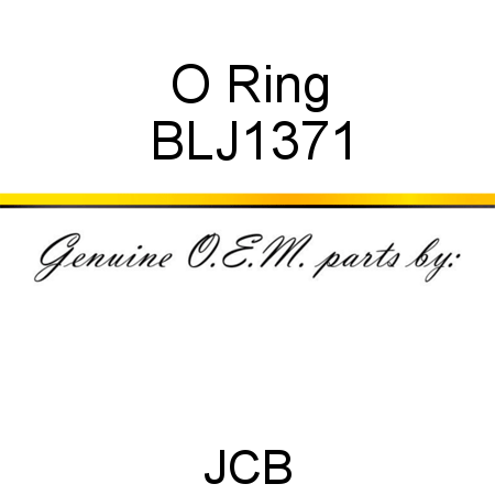 O Ring BLJ1371