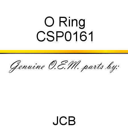 O Ring CSP0161