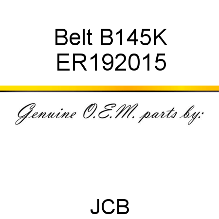 Belt, B145K ER192015