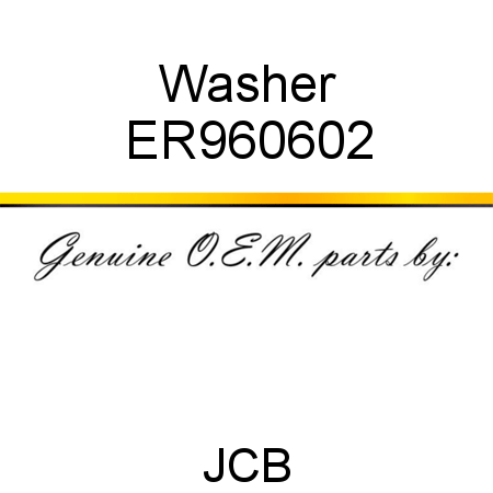 Washer ER960602