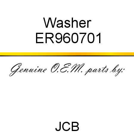 Washer ER960701
