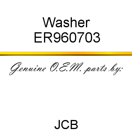 Washer ER960703