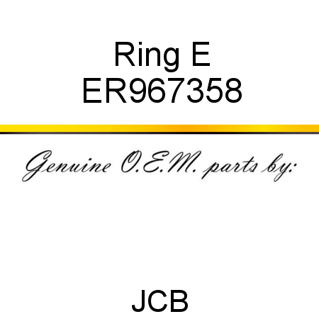 Ring, E ER967358