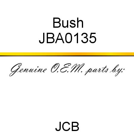 Bush JBA0135