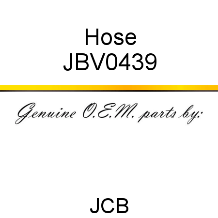 Hose JBV0439