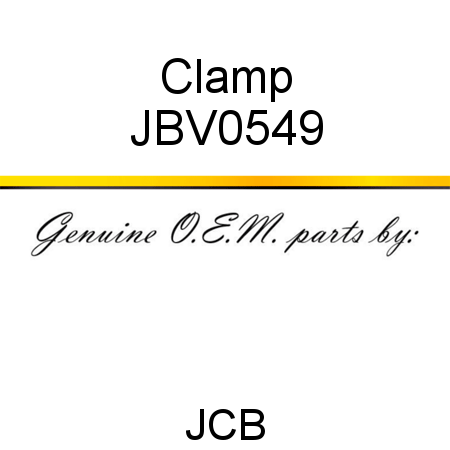 Clamp JBV0549