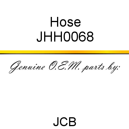 Hose JHH0068