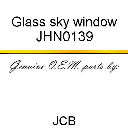 Glass, sky window JHN0139