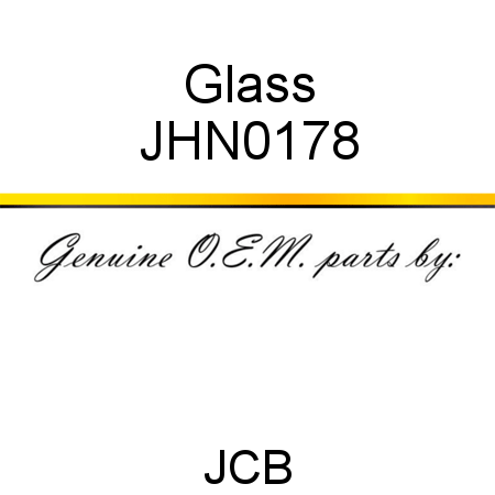 Glass JHN0178