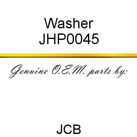 Washer JHP0045