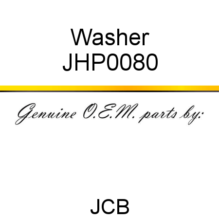 Washer JHP0080