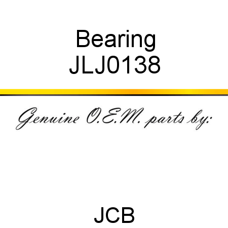 Bearing JLJ0138