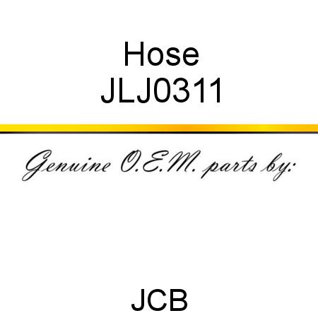 Hose JLJ0311
