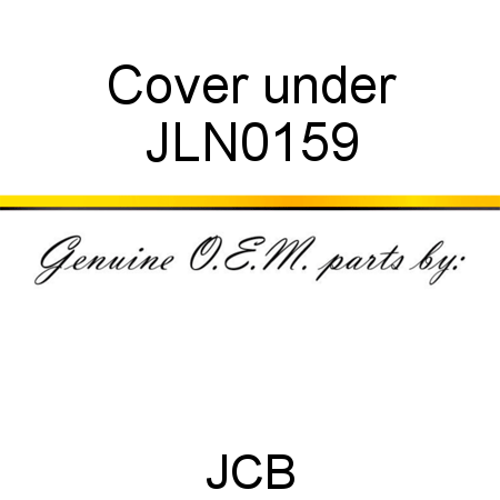 Cover, under JLN0159