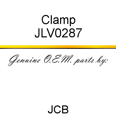 Clamp JLV0287