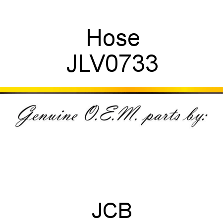 Hose JLV0733
