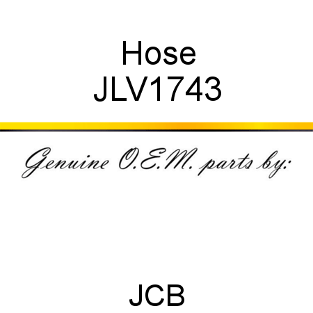 Hose JLV1743
