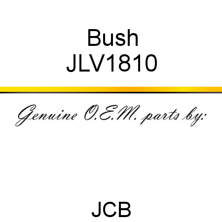 Bush JLV1810