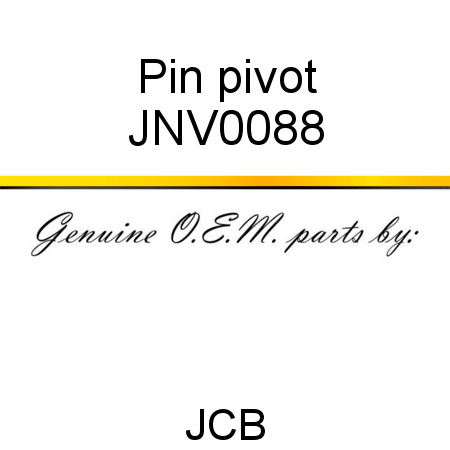 Pin, pivot JNV0088