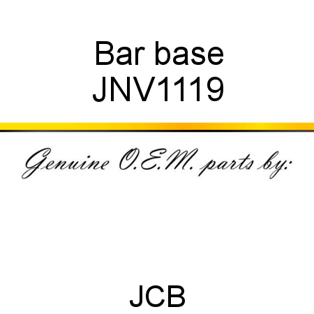 Bar, base JNV1119