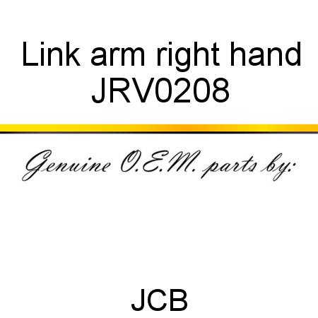 Link, arm, right hand JRV0208