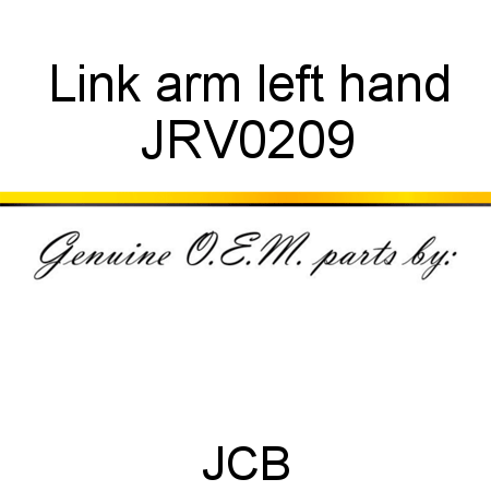 Link, arm, left hand JRV0209