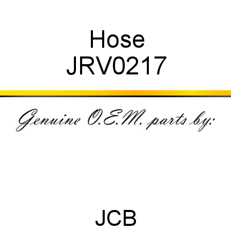 Hose JRV0217
