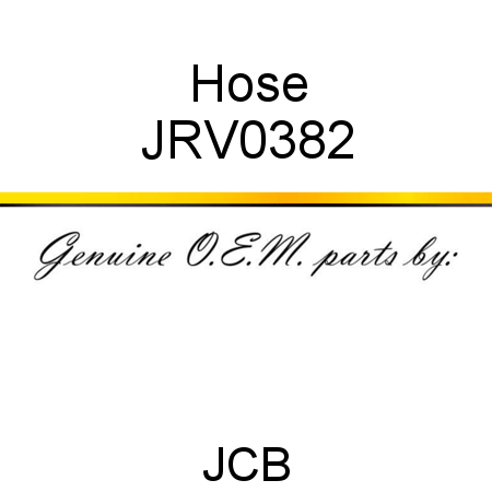 Hose JRV0382